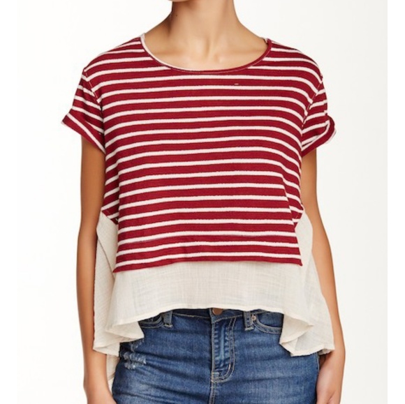 Free People Tops - Free People XS French Kiss High Low Shirt Top